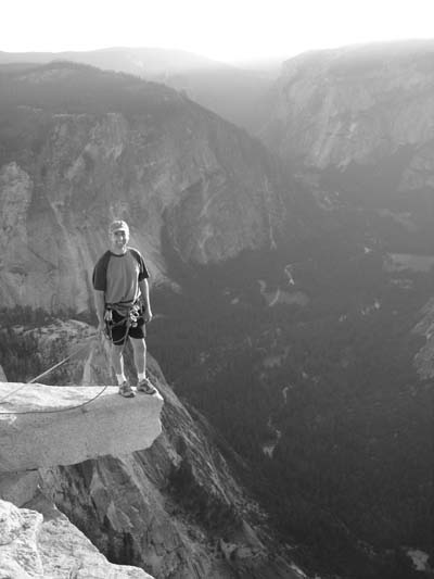 Diving Board, Top of Half Dome, Yosemite Valley, California